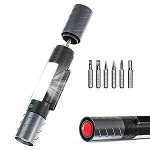 NetCan Rechargeable LED Car Emergency Flashlight w/ Window Breaker & Screwdriver Set $7.49 + Free Shipping w/ Prime or on $35+