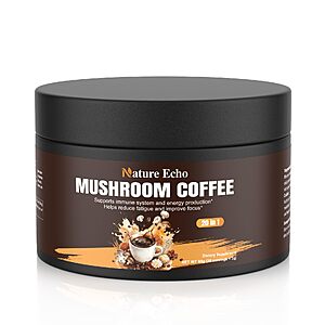 Amazon – Nature Echo 20-in-1 Mushroom Coffee w/ Ashwagandha - $5.99 w/ Code