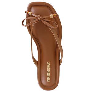 Unionbay Women's Beadz Thong Flat Sandal (3 Colors) - $8.00