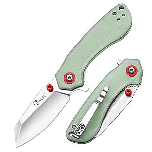 CVLIFE Pocket Folding Knife 2.12” 14C28N Stainless Steel Blade, Jade Green - $17.98 AC
