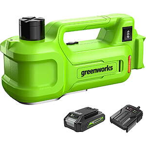 Greenworks 24V 2.0Ah Car Jack with 2A Battery and Charger - $114.99 + FS