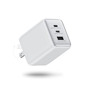 [Prime] 3-Port wegear 100W PPS PD USB-C Wall Charger (White or Black) $15.99 + Free Shipping