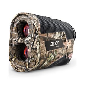 Acer 1000Y Laser Rangefinder, 6X Magnification, 0.5s Fast Read with TOF Tech, IP54 Waterproof $49.99