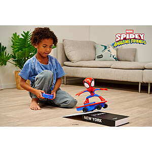 9" Jada Marvel Spidey RC Stunt Skateboard (Ages 3+) $20 + Free Shipping w/ Walmart+