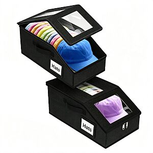 Amazon – Hat Storage for Baseball Caps, 2 Pack Hat Organizer for 30 Caps - $13.99 w/ Code
