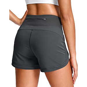 Amazon – Soothfeel Women's 3" Athletic Running Shorts with Zipper Pockets - $9.99 w/ Code