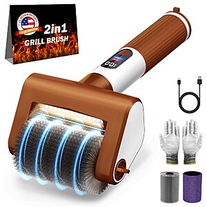 Amazon – Electric Grill Brush, 800RPM BBQ Grill Cleaner for Outdoor/Camping - $14.99 w/ Code