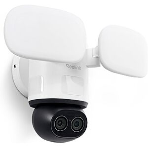 Amazon – REOLINK TrackFlex Floodlight WiFi, 4K 360° PTZ Dual-Lens Floodlight Camera - $218.00 w/ Code