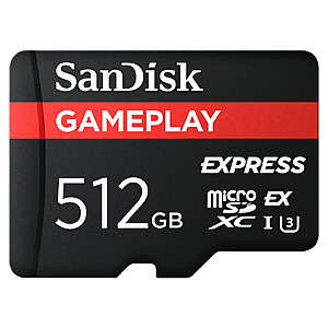 Costco Members: 512GB SanDisk GamePLAY microSD Express Card (Works w/ Switch 2) $89.99 + Free Shipping