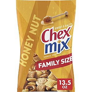 [S&S, AC] $2.77: Chex Mix Honey Nut Snack Mix, 13.5 oz