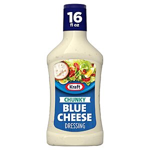 16-Oz Kraft Chunky Blue Cheese Dressing $1.69 w/ S&S + Free Shipping w/ Prime or on $35+