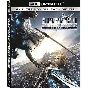 $14.95* | Final Fantasy VII: Advent Children Complete (4K Ultra HD + Blu-ray + Digital HD) at Amazon