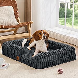 ChiXnuggle Faux Fur Orthopedic Bolster Dog Bed w/ Waterproof Removable Cover (Various) from $24.99 + Free Shipping w/ Prime or on $35+