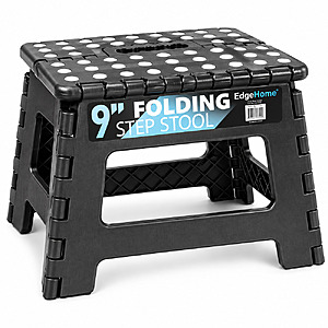 9" Folding Step Stool [Assorted Colors] $6.73 or Less + Free Ship to Store