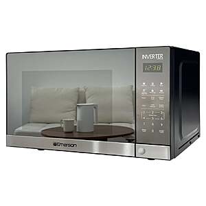 Emerson 1.5 cu. ft., 1100W, Inverter, Touch Control, Stainless Steel, Mirror Finish Countertop Microwave $119.99 Free shipping Costco.com