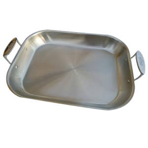 All-Clad Factory Seconds Sale: XL Flared Roaster $110.50, 7 quart Sunday Supper Pan W/Lid $110.50 & More