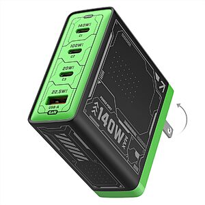 [Prime] 140W 4-Port GaN USB-C Charger w/ PD 3.1 (2 colors) $36.84 + Free Shipping