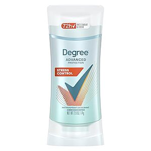[SnS, AC] $2.48 | Degree Antiperspirant Deodorant Stress Control 2.6 oz at Amazon