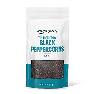 Tellicherry Black Pepper, Whole Peppercorn, 16oz $7.08