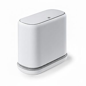 MUEE Dog Proof 3.3 Gallon Slim Bathroom Trash Can with Locking Lid $19.99