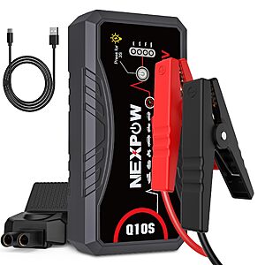 NEXPOW Car Jump Starter 2026 Upgraded Car Battery Jump Starter Pack | 3000A Peak for Up to 9.0L Gas and 7.0L Diesel Engine 12V Battery starter $47.47