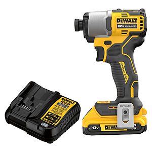 DEWALT 20-volt max Brushless Cordless Impact Driver Battery Included and Charger Included | DCF840D1 $99