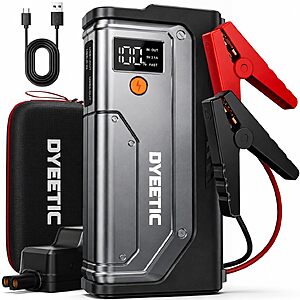 6000A Car Jump Starter w/ 16800mAh Power Bank & LED Flashlight (10.0L Gas / 8.0L Diesel) $35.99 + Free Shipping