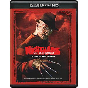 A NIGHTMARE ON ELM STREET (4K Ultra HD) $14.99 Amazon.com