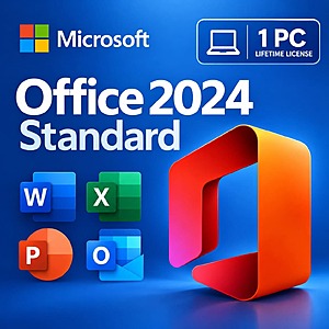 Lifetime Microsoft Office Standard 2024 (for 1 PC) $6 + Digital Delivery
