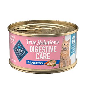 24-Count 3-Oz Blue Buffalo True Solutions Blissful Belly Digestive Care Wet Cat Food (Chicken) $19.53 w/ S&S + Free Shipping w/ Prime or on $35+