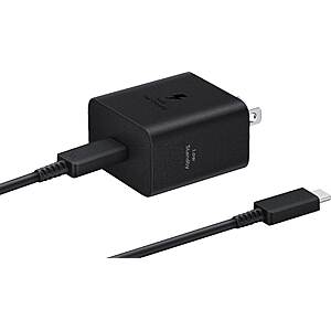 Samsung - 45W Power Adapter - Black