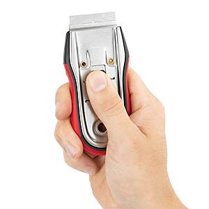 $3.52 FS WALMART+ or Pick Up Hyper Tough 4.5-inch Retractable Razor Blade Scraper with Soft Grip Handle, 4.5" L X 2.5" W X 0.5" H