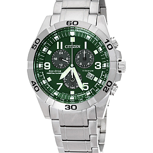 Citizen Men's Eco-Drive Super Titanium Chronograph Watch - BL5550-50X $244
