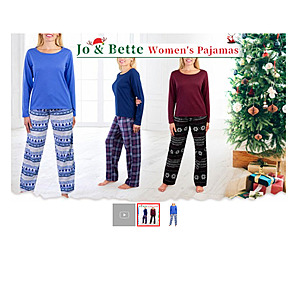 Jo & Bette Women's Micro Fleece Loungewear Set (Medium/Large) $7.99 + Free Shipping