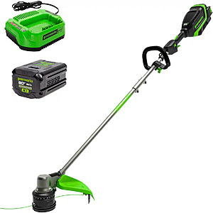 Greenworks 80V 17" Brushless String Trimmer w/ 2.0Ah Battery & Charger $149.99 + Free Store Pickup at Best Buy