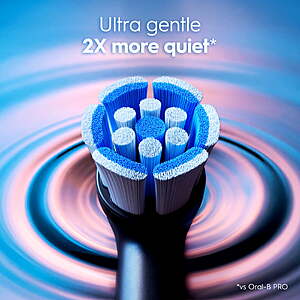 Oral-B Toothbrush, iO Series 2 Rechargeable Electric Toothbrush for Adults & Kids 3+, Pure White, 1 Gentle Care Brush Head $44.97