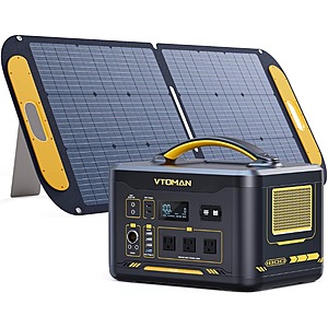 VTOMAN 1800W 1408Wh LFP Portable Power Station w/ 110W Solar Panel $500 + Free Shipping