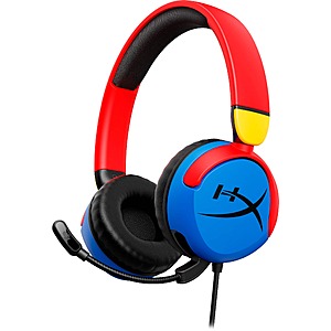 HyperX Cloud Mini Wired Gaming Headset (Blue/Red/Yellow) $15.99 + Free Store Pickup at Best Buy