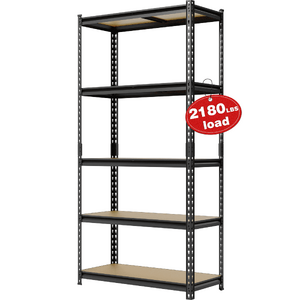 [AC] $42.99: WORKPRO 2180LBS 5-Tier Storage Shelf, 36"W x 16"D x 72"H, Black at Walmart.com