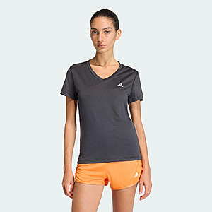 $9 adidas Womens Workout Essentials V-Neck T-Shirt