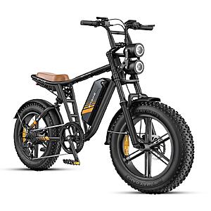 ENGWE M20 2.0 Off-Road Electric Bike 750W 52V 15.6Ah 20x4.0 Fat Tire $681.2 + Free Shipping