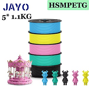 JAYO 5.5KG Mix HSM-PETG 3D Printer Filament (5x1.1kg) 1.75mm $41 + Free S/H