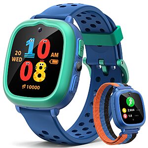 Amazon - Gydom Kids Smart Watch with 2 Bands & Bezels, Birthday Gift Toy for Girls and Boys Ages 4-12 - $22.99