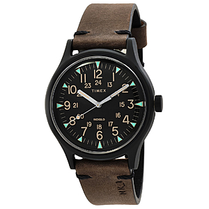 Indiglo by Timex Men's Adult Stainless Steel Expansion Band Wristwatch, Black, TW2R96900 $38.25