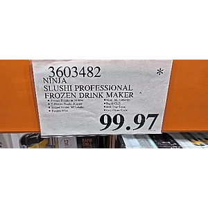 Ninja Slushi pro 96 OZ at Costco in store ONLY $99.97