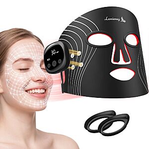 Amazon – Lanieney Wireless LED Red Light Therapy Face Mask - $39.99 w/ Code