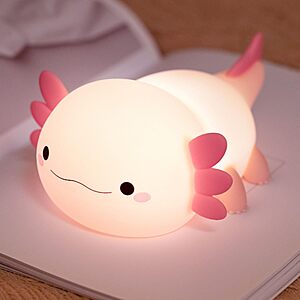 Amazon – Axolotl Rechargeable Silicone Night Light - $9.49 w/ Code