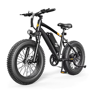 Hopepeak F10 Fat Tire Electric Mountain Bike 1200W Peak 48V 10.4Ah 20x4.0 Tires $397.30 + Free Shipping