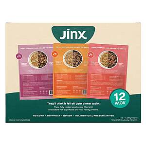 $25 (reg $35) Costco Jinx Homemades Variety Pack, Wet Dog Food Pack , 9oz , 12-count