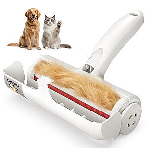 ORDORA Pet Hair Remover Roller, Reusable Lint Roller for Dog and Cat Hair $12.02